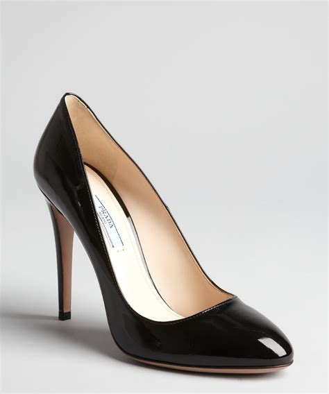 prada jeweled strap round toe|black prada heels.